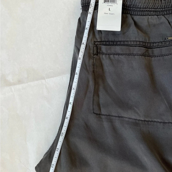 Calvin Klein Grey Trousers Pants Joggers High Elastic Waist Size L Wide Legs - Picture 9 of 11